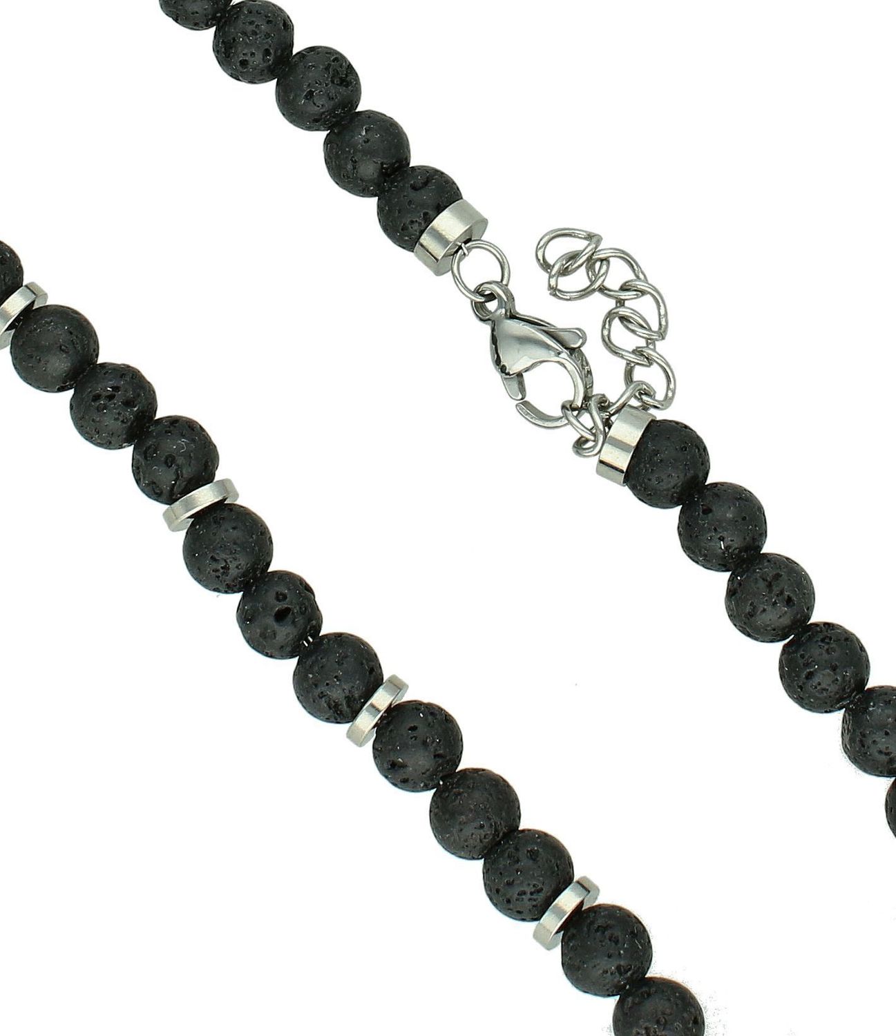Męski naszyjnik stalowy z lawą wulkaniczną 55 cm DIA-NSZ-S1554859-STAL (2).jpg