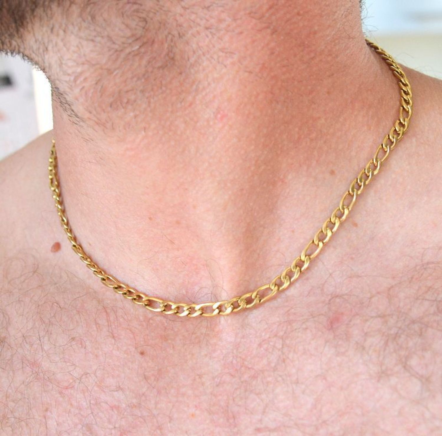 Naszyjnik męski stalowy figaro w złotym kolorze DIA-NSZ-S6512739-STAL (1).jpg