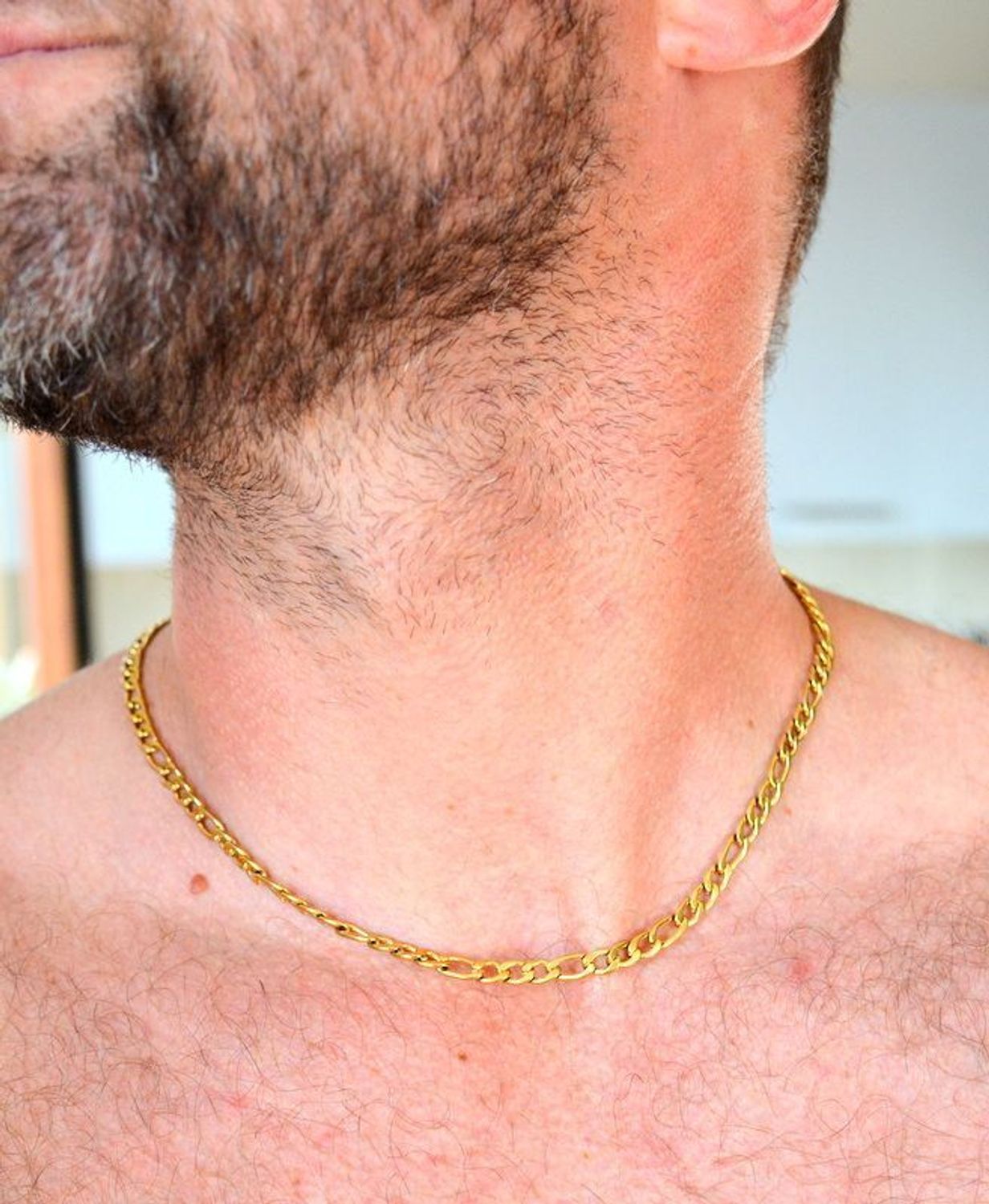 Naszyjnik męski stalowy figaro w złotym kolorze DIA-NSZ-S6512739-STAL (1).jpg