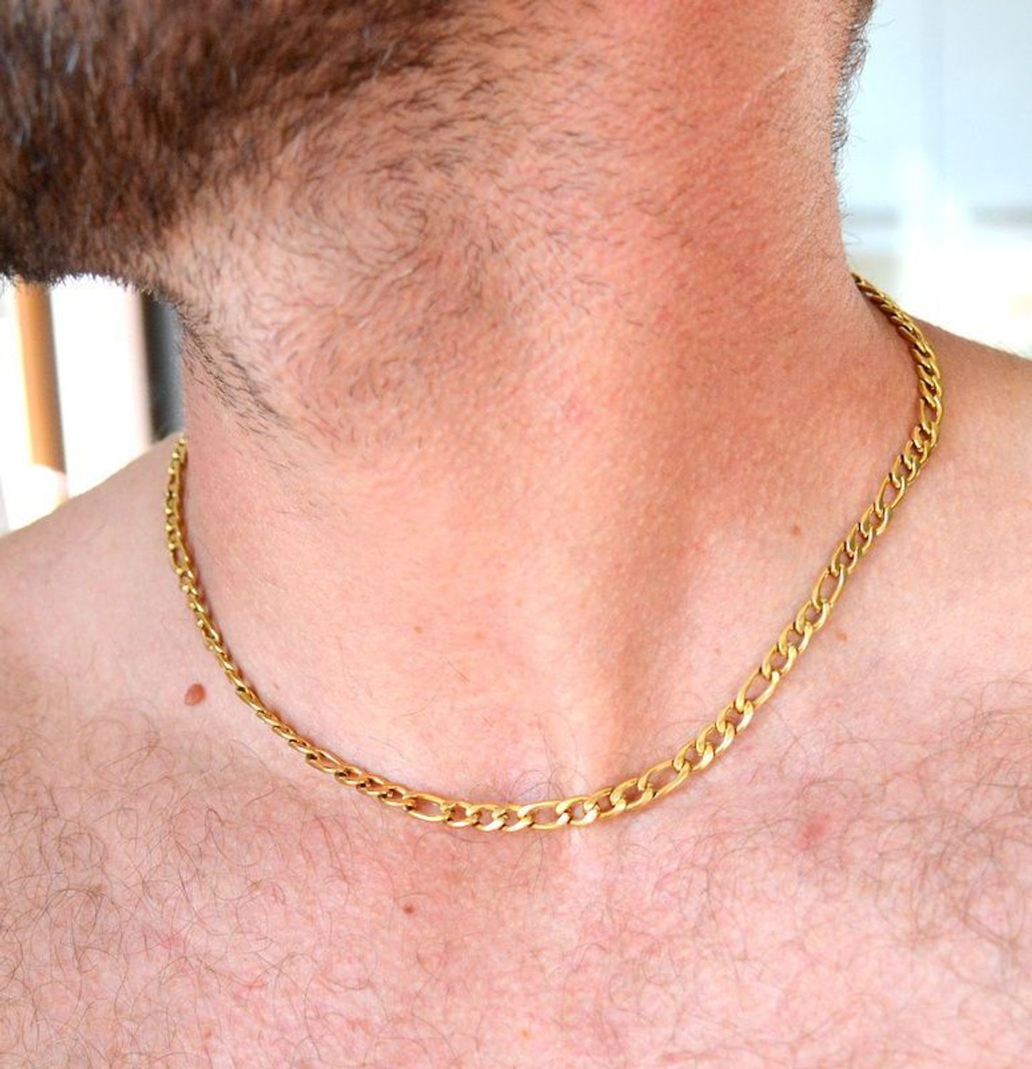 Naszyjnik męski stalowy figaro w złotym kolorze DIA-NSZ-S6512739-STAL (1).jpg