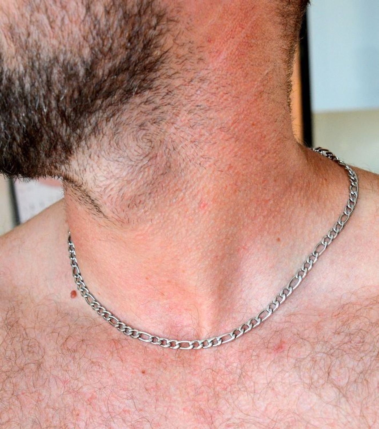 Naszyjnik męski stalowy figaro w srebrnym kolorze DIA-NSZ-S6542537-STAL (1).jpg