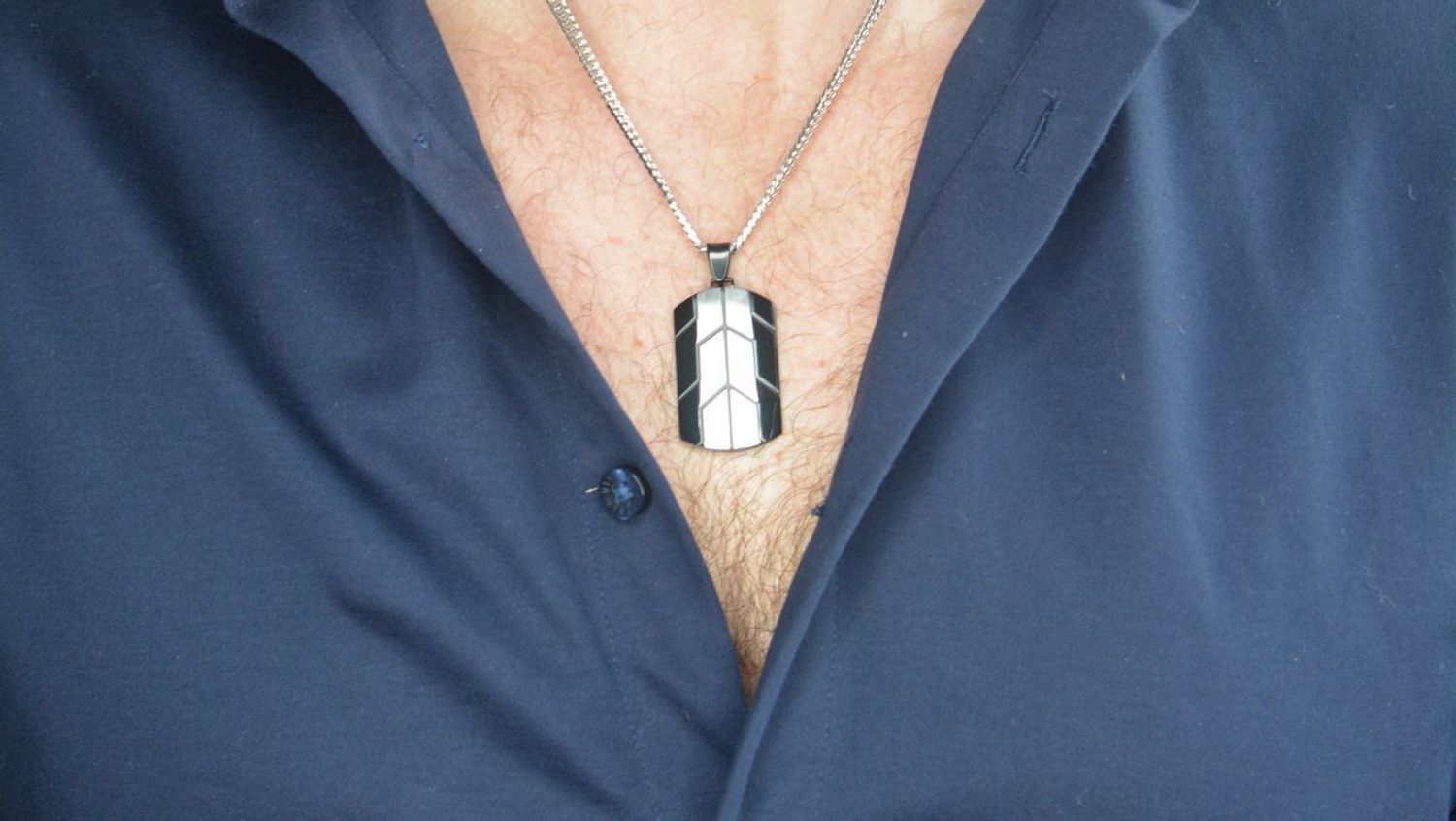 Naszyjnik męski stalowy nieśmiertelnik z blaszką Grawer DIA-NSZ-S7412839-STAL Nieśmiertelnik dla prawdziwego mężczyzny. Naszyjnik stalowy męski nieśmiertelnik z możliwością graweru1.jpg