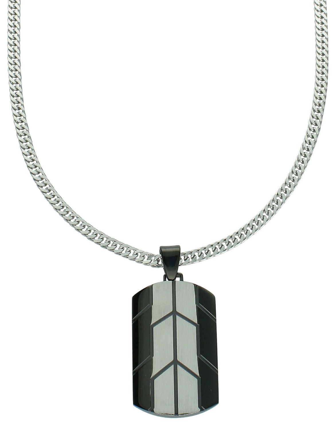 Naszyjnik męski stalowy nieśmiertelnik z blaszką Grawer DIA-NSZ-S7412839-STAL Nieśmiertelnik dla prawdziwego mężczyzny. Naszyjnik stalowy męski nieśmiertelnik z możliwością graweru1.jpg