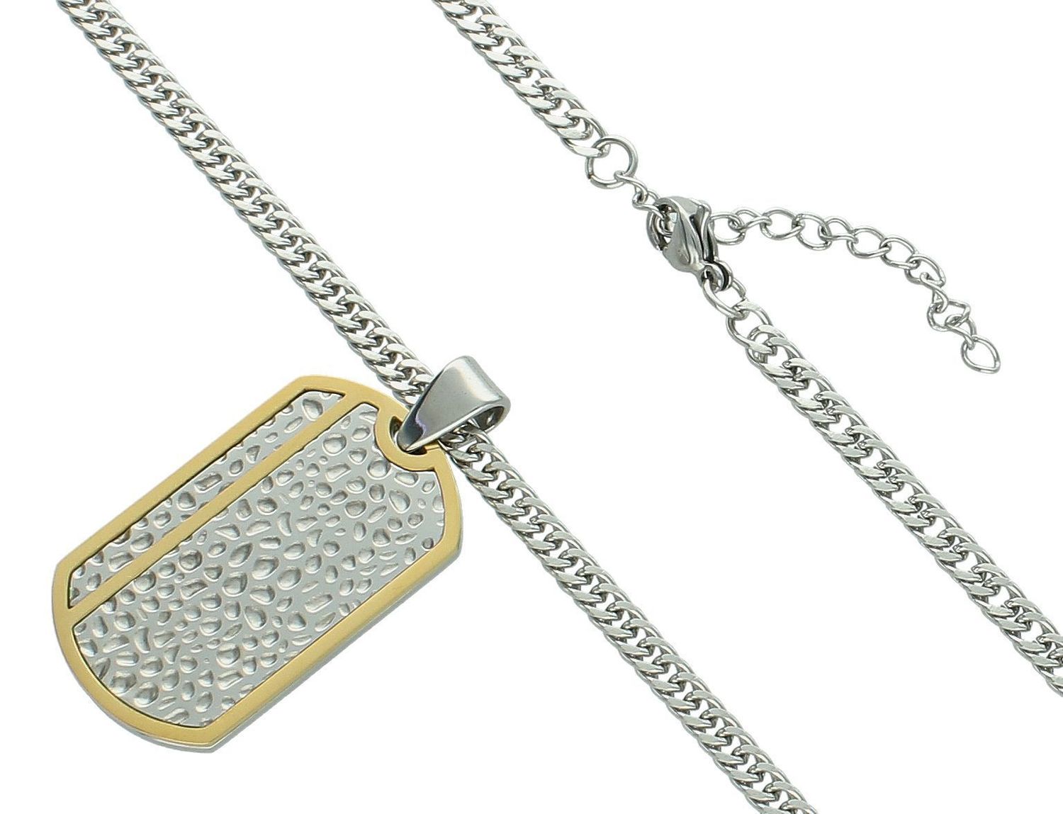 Naszyjnik męski nieśmiertelnik DIA-NSZ-S7432839-STAL Nieśmiertelnik dla prawdziwego mężczyzny. Naszyjnik stalowy męski nieśmiertelnik z możliwością graweru, biżuteria męska wykonana ze stali. 1.jpg