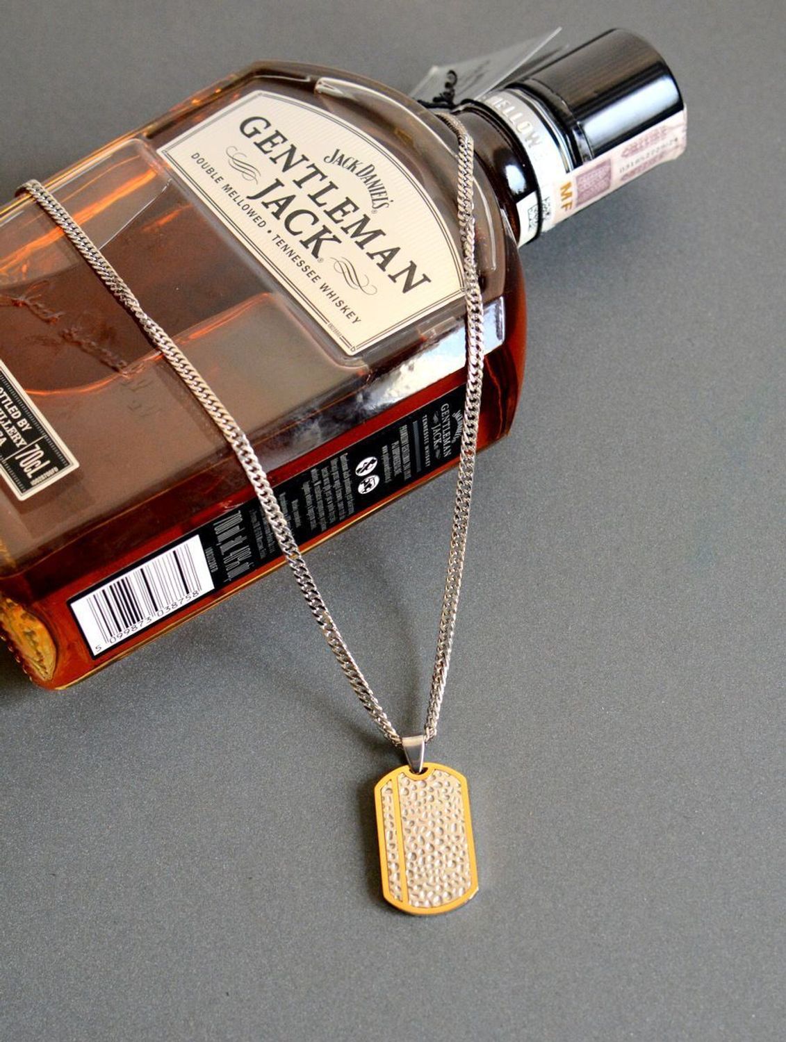 Naszyjnik męski nieśmiertelnik DIA-NSZ-S7432839-STAL Nieśmiertelnik dla prawdziwego mężczyzny. Naszyjnik stalowy męski nieśmiertelnik z możliwością graweru, biżuteria męska wykonana ze stali. 1.jpg