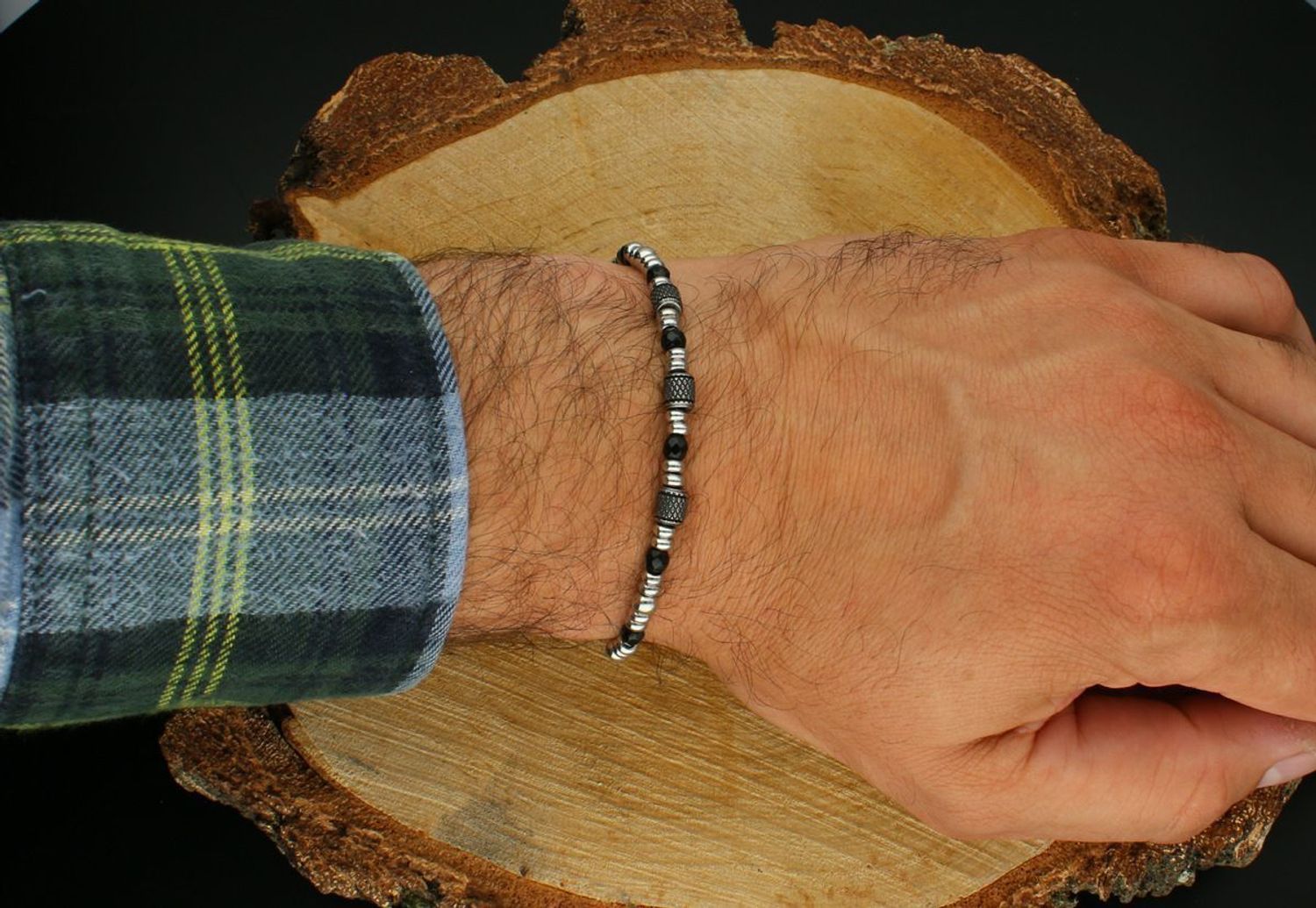 Bransoletka męska Venetto S891‑34.4.6 – stal szlachetna, minimalistyczny design DIA-NSZ-S8913446-STAL brans..jpg