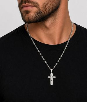 Naszyjnik męski stalowy z krzyżem DIA-NSZ-S9212436-STAL – siła i styl, grawer gratis (1).jpg