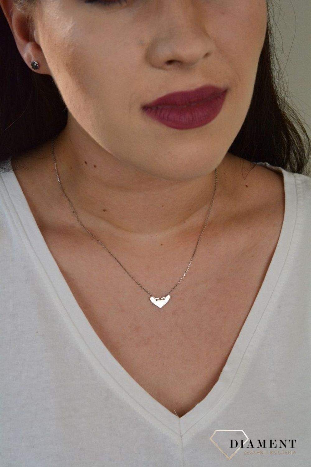 Srebrny naszyjnik celebrytka serce ze skrzydłami DIA-NSZ-SERCE10-925.jpg