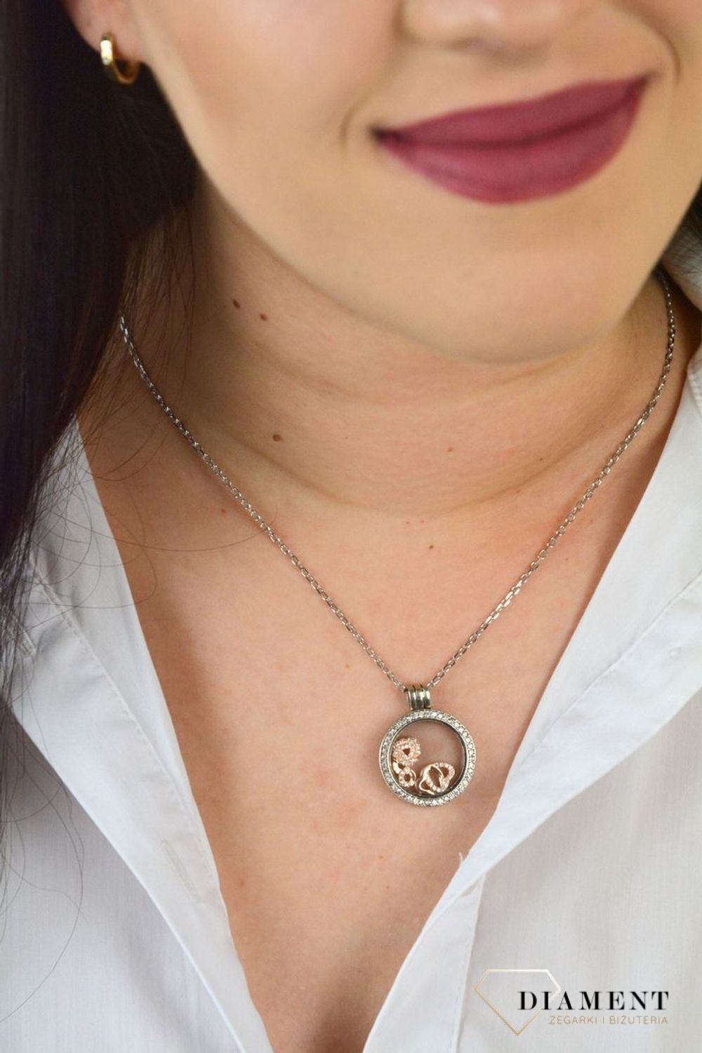 Srebrny naszyjnik celebrytka serca zamknięte w kółku DIA-NSZ-SERCE17-925.jpg