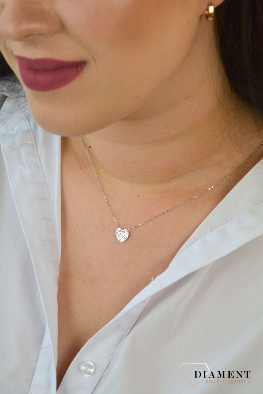 Srebrny naszyjnik celebrytka dwa serca DIA-NSZ-SERCE18-925.jpg