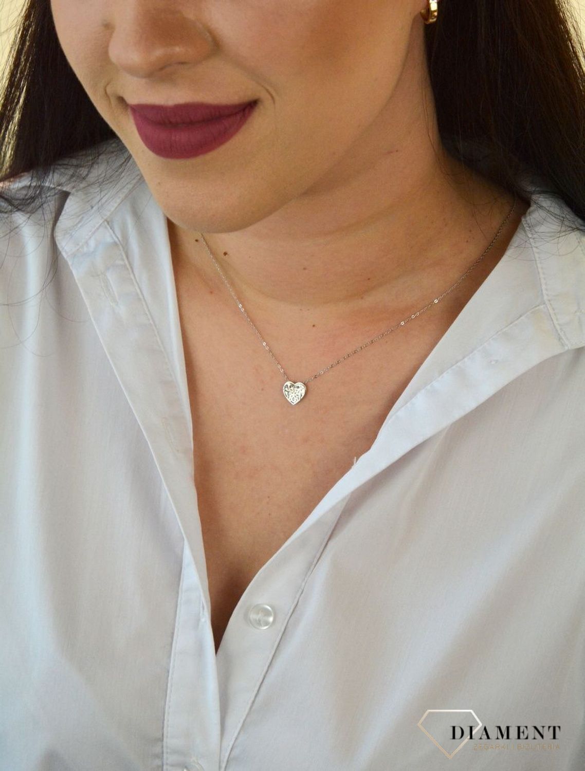 Srebrny naszyjnik celebrytka dwa serca DIA-NSZ-SERCE18-925.jpg