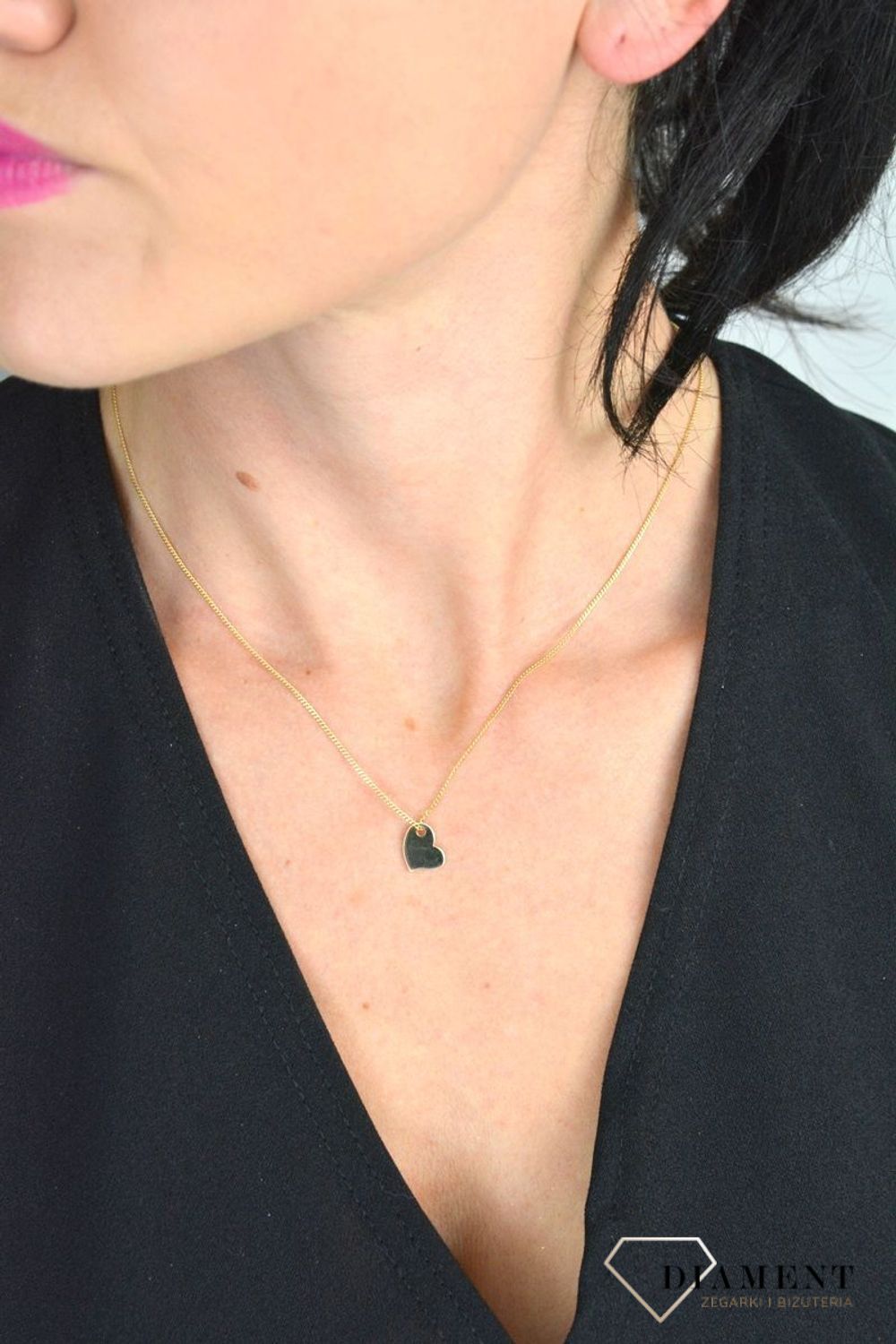 Srebrny naszyjnik celebrytka gładkie serce DIA-NSZ-SERCE20-925.jpg