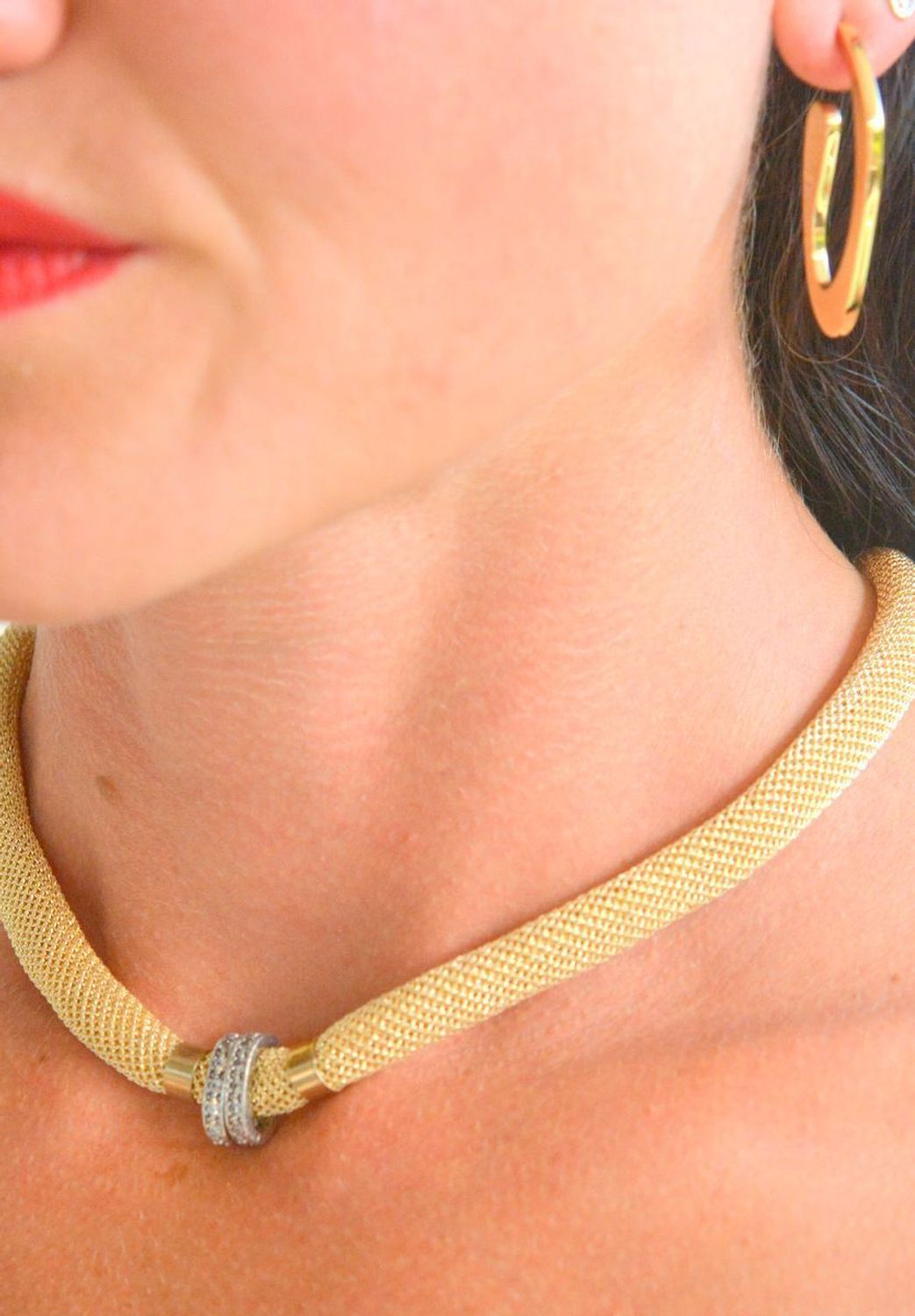 Srebrny naszyjnik 925 pozłacany z tkaniny metalizowanej DIA-NSZ-STYL-GWIAZD-925. Srebrny naszyjnik kolia. Naszyjnik pozłacany damski. Naszyjnik srebrny kolia damska. Naszyjnik damski z tkaniny na prezent..jpg