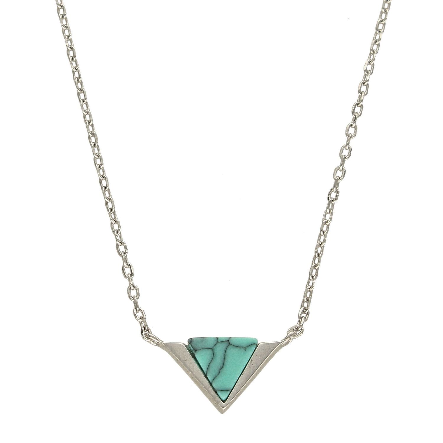 Srebrny naszyjnik celebrytka trójkąt z turkusem DIA-NSZ-TROJKAT1-925.jpg