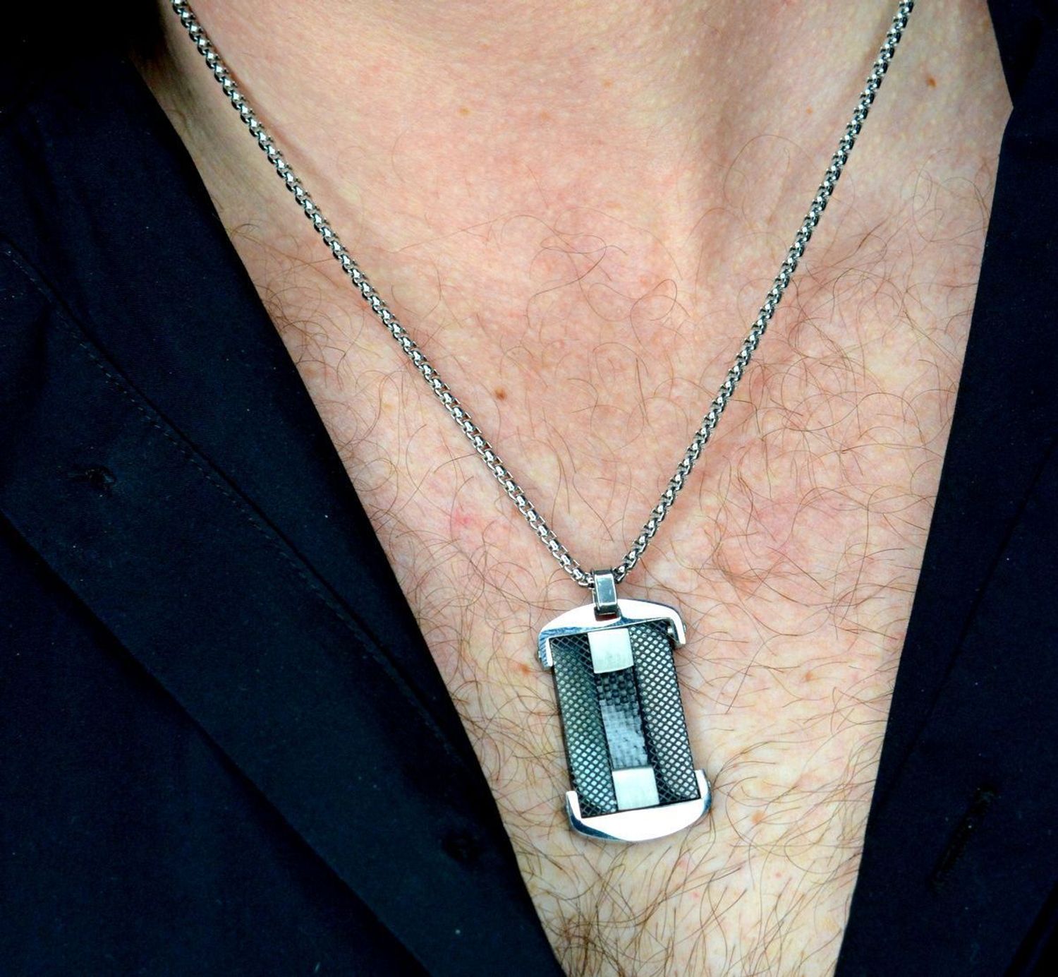 Naszyjnik męski stalowy nieśmiertelnik z blaszką Grawer gratis DIA-NSZ-W5063446-STAL. Naszyjnik męski stalowy. Naszyjnik męski nieśmiertelnik..jpg