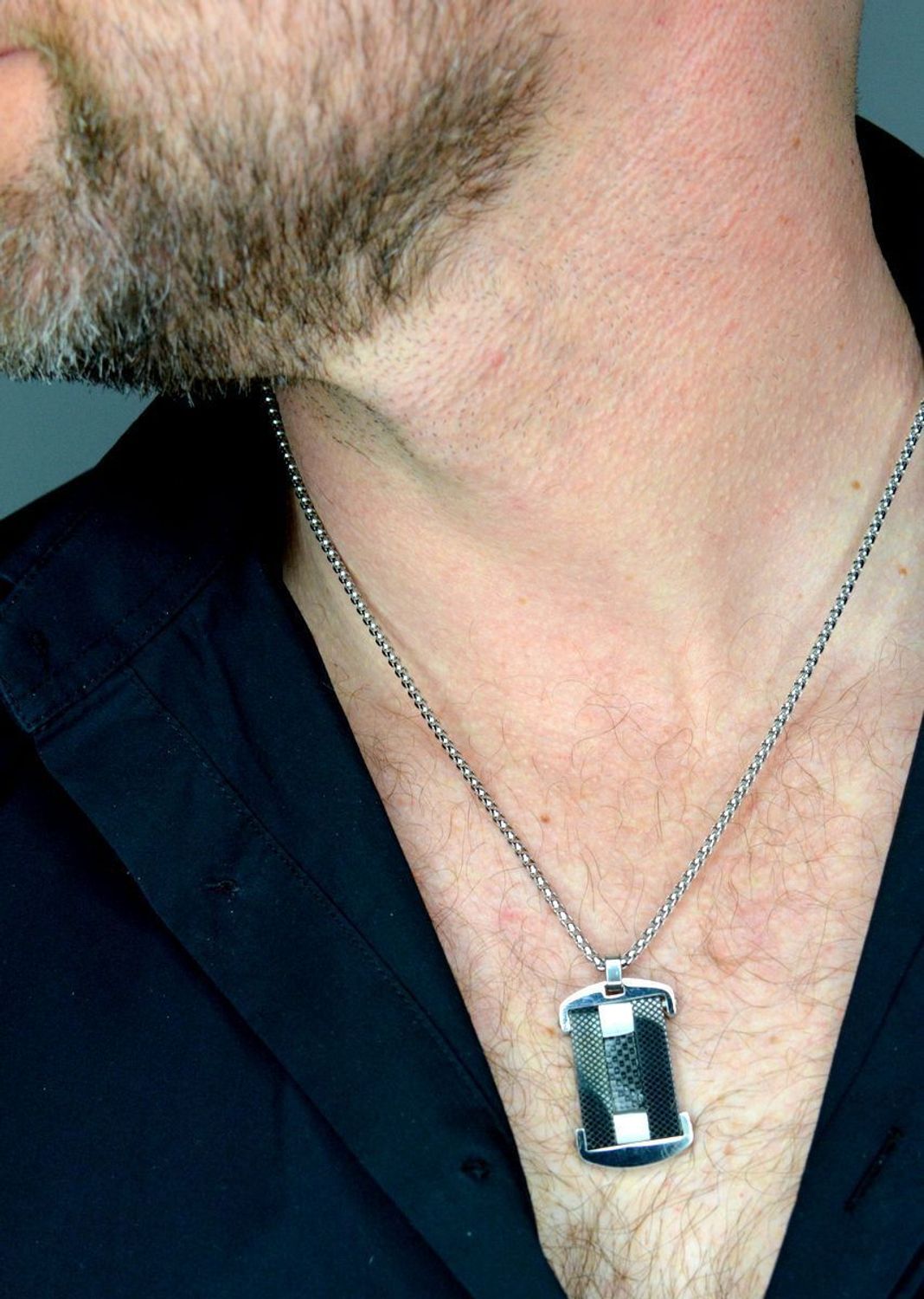 Naszyjnik męski stalowy nieśmiertelnik z blaszką Grawer gratis DIA-NSZ-W5063446-STAL. Naszyjnik męski stalowy. Naszyjnik męski nieśmiertelnik..jpg