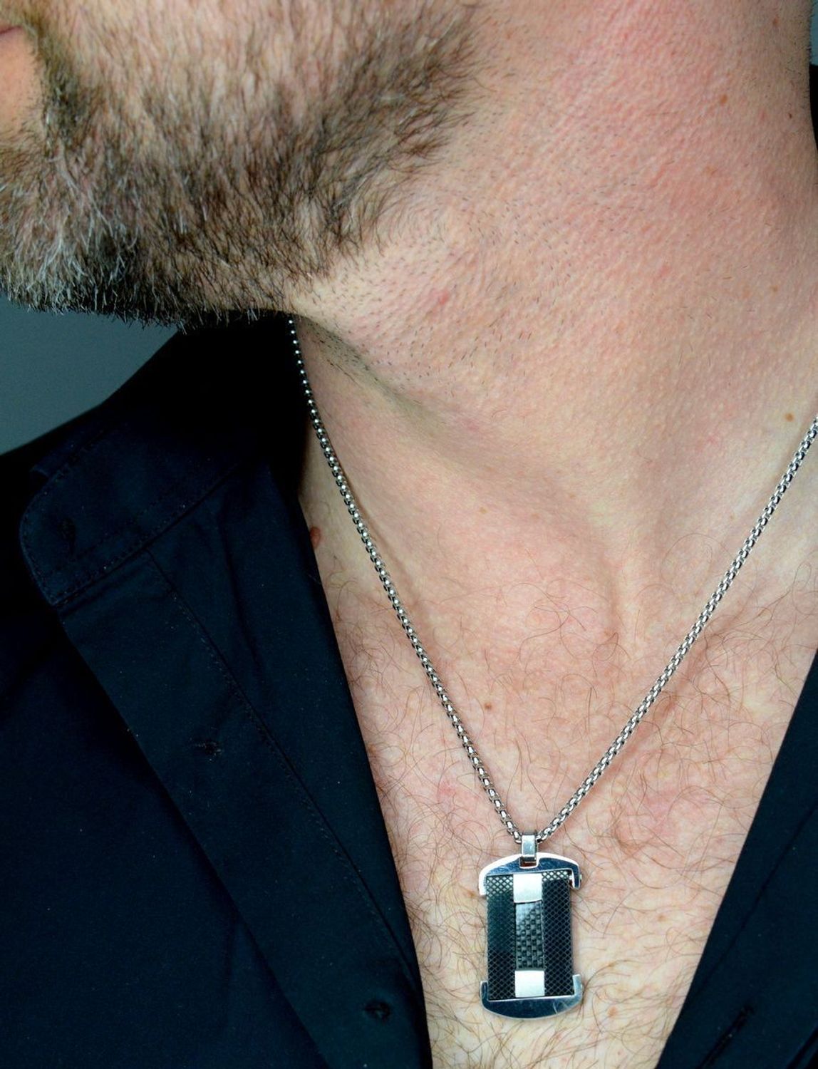 Naszyjnik męski stalowy nieśmiertelnik z blaszką Grawer gratis DIA-NSZ-W5063446-STAL. Naszyjnik męski stalowy. Naszyjnik męski nieśmiertelnik..jpg