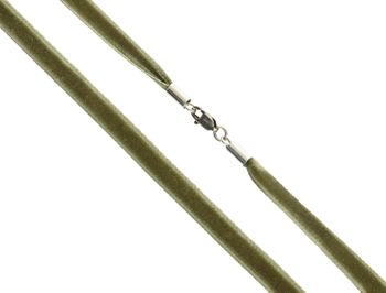 Naszyjnik WSTĄŻKA zielona DIA-NSZ-ZIELONY-CHOKER-925 Ciekawy, oryginalny naszyjnik choker to dodatek idealny na lato. Choker to obecnie jeden z najmodniejszych rodzajów naszyjników, 2.jpg