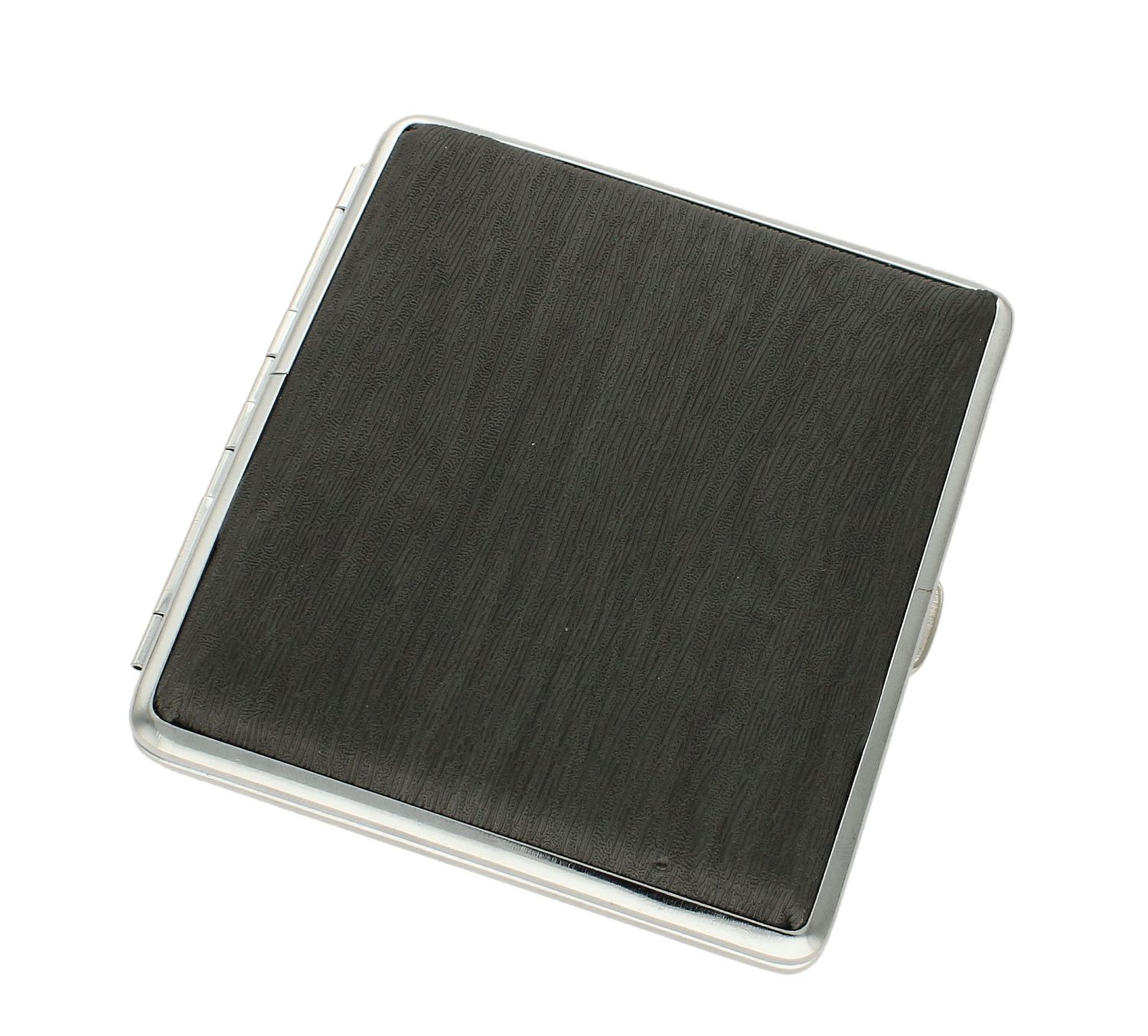 Papierośnica metalowa delikatna skórka w kolorze heban DIA-PAP-40519005-Heban.jpg