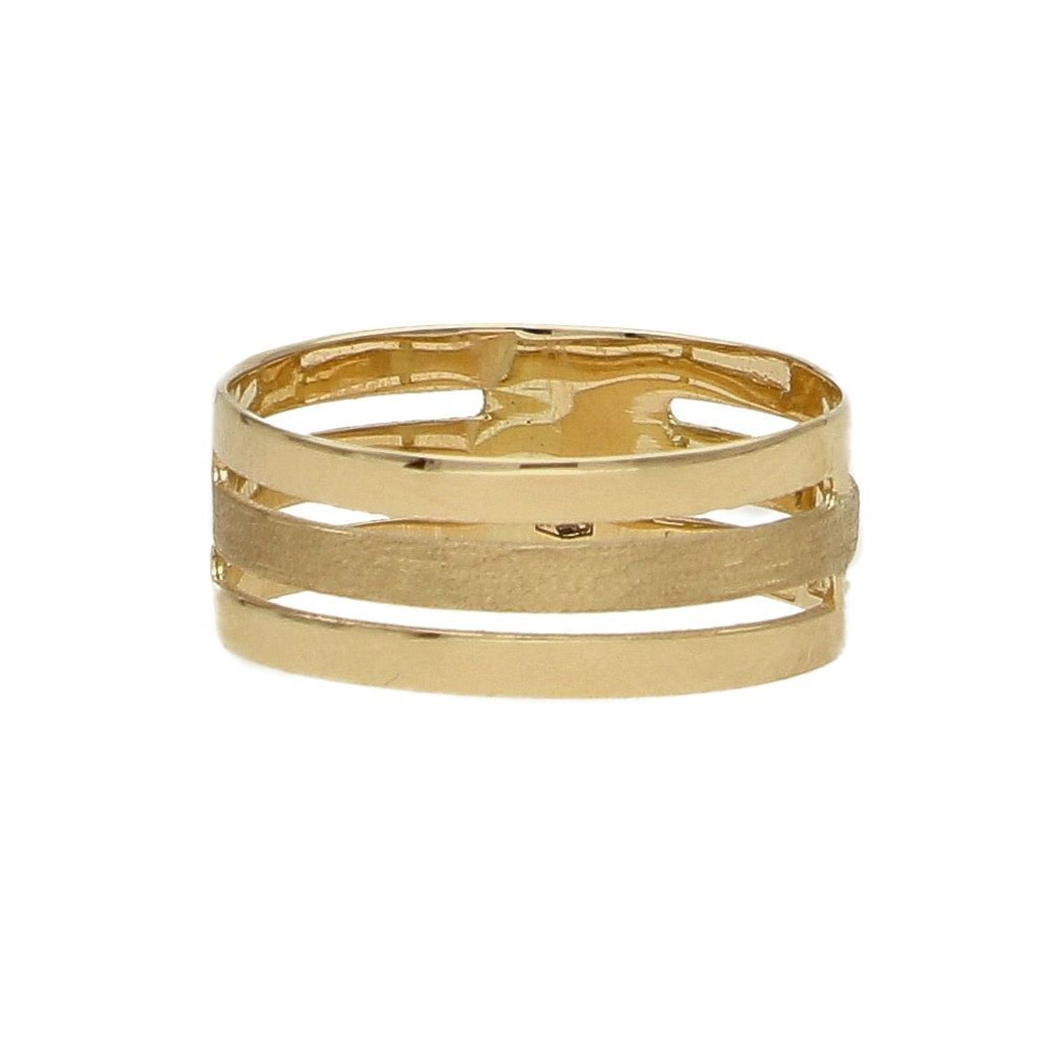 Złoty pierścionek 585 z eleganckim tłoczeniem DIA-PI-AN205295-585.jpg