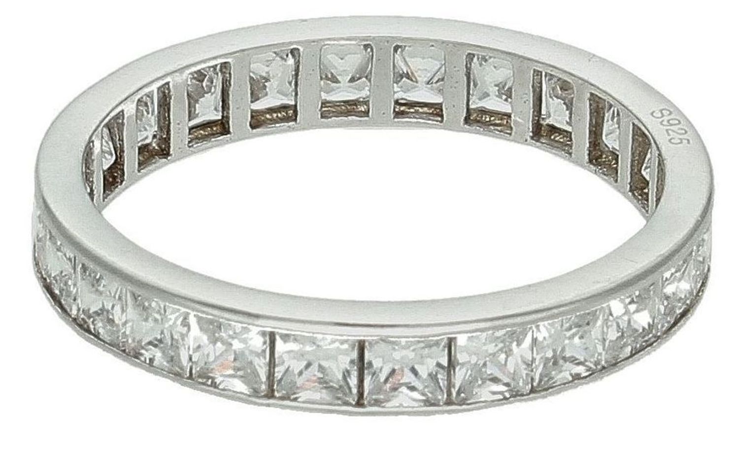 Srebrny pierścionek damski 925 obrączka z cyrkoniami rozmiar 28 DIA-PRS-0649-925. Srebrny pierścionek damski. Pierścionek damski z cyrkoniami. Srebrny pierścionek damski na prezent..jpg