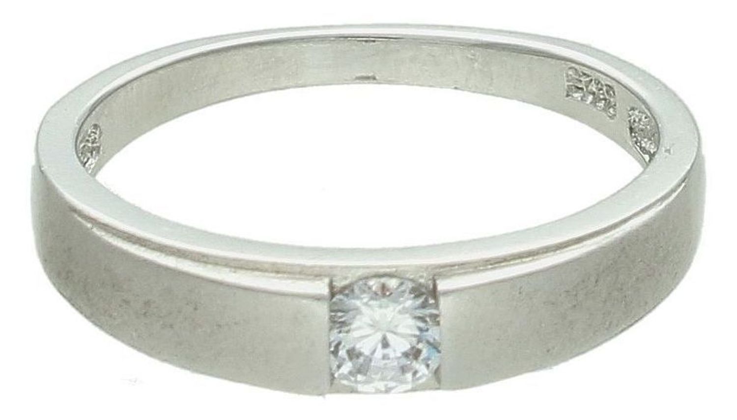 Srebrny pierścionek damski 925 matowy z cyrkonią DIA-PRS-0658-925. Srebrny pierścionek damski. Pierścionek srebrny na prezent. Pierścionek ze srebra z cyrkonią.5.jpg