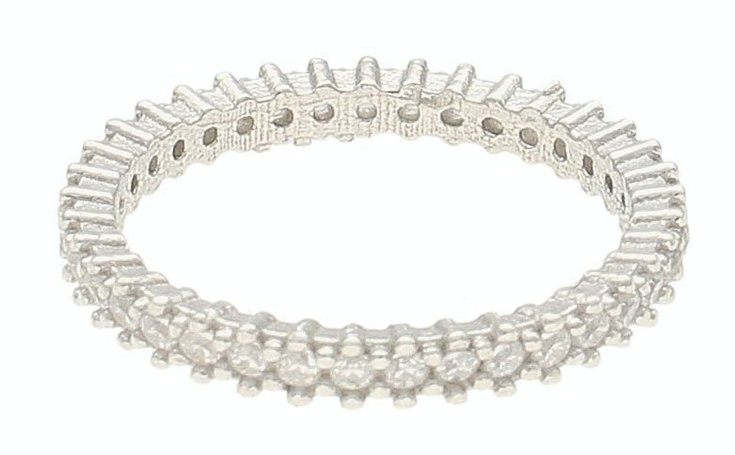 Srebrny pierścionek damski 925 obrączka z białymi cyrkoniami DIA-PRS-10169-925. Srebrny pierścionek damski. Pierścionek srebrny obrączka. Srebrny pierścionek damski białą obrączka. Obrączka srebrna na prezent..jpg