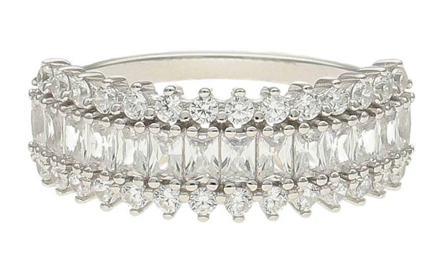 Srebrny pierścionek damski 925 bogato zdobiony cyrkoniami DIA-PRS-10195-925.jpg