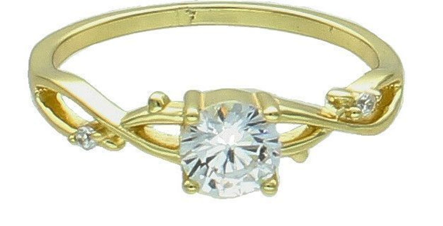 Srebrny pierścionek damski 925 pozłacany z cyrkonią rozmiar 23 DIA-PRS-10209-925. Srebrny pierścionek damski. Srebrny pierścionek z cyrkoniami. Pierścionek srebrny dla kobiety, Pierścionek srebrny na prezent (2).jpg