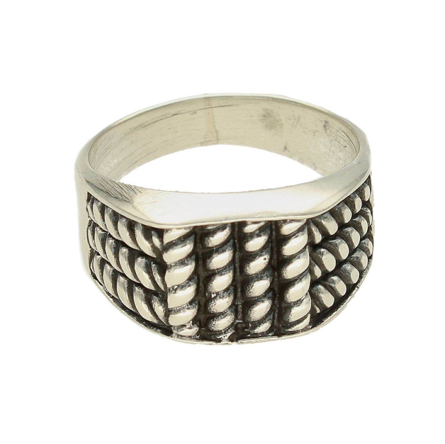 Srebrny pierścionek damski 925 oksydowany sygnet DIA-PRS-10312-925. Srebrne pierścionki na prezent dla kobiety. Srebrny pierścionek oksydowany. Srebrny pierścionek dla kobiety. Pierścionek srebrny sygnet oksydowany. 5.jpg