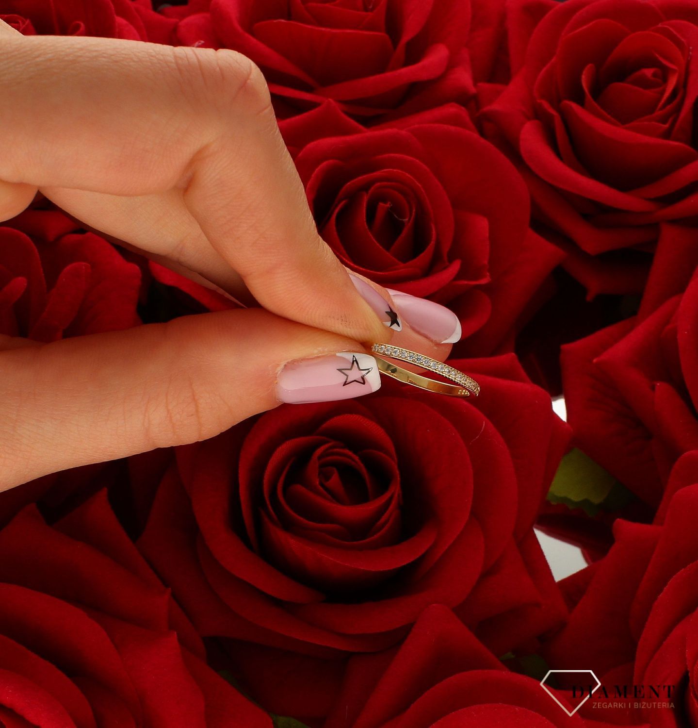 Pierścionek damski złoty RINGS z cyrkoniami 585 DIA-PRS-10396-585.jpg