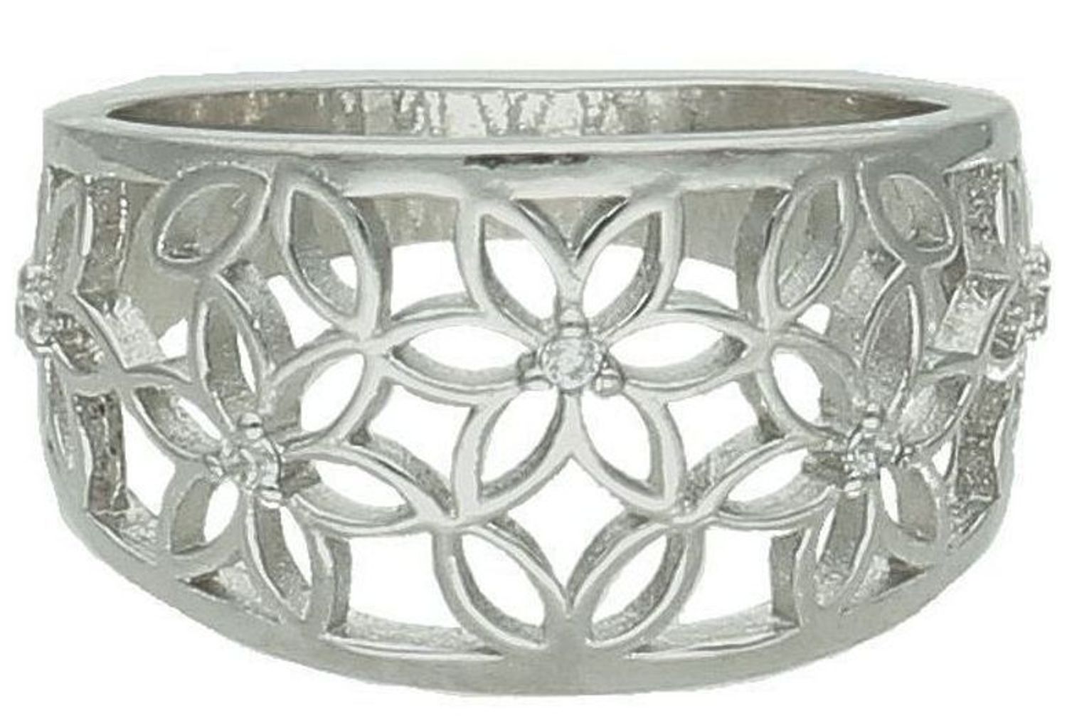 Srebrny pierścionek damski 925 ażurowy rozmiar 11 DIA-PRS-10673-925. Srebrny pierścionek damski. Pierścionek srebrny dla kobiety na prezent. 2.jpg