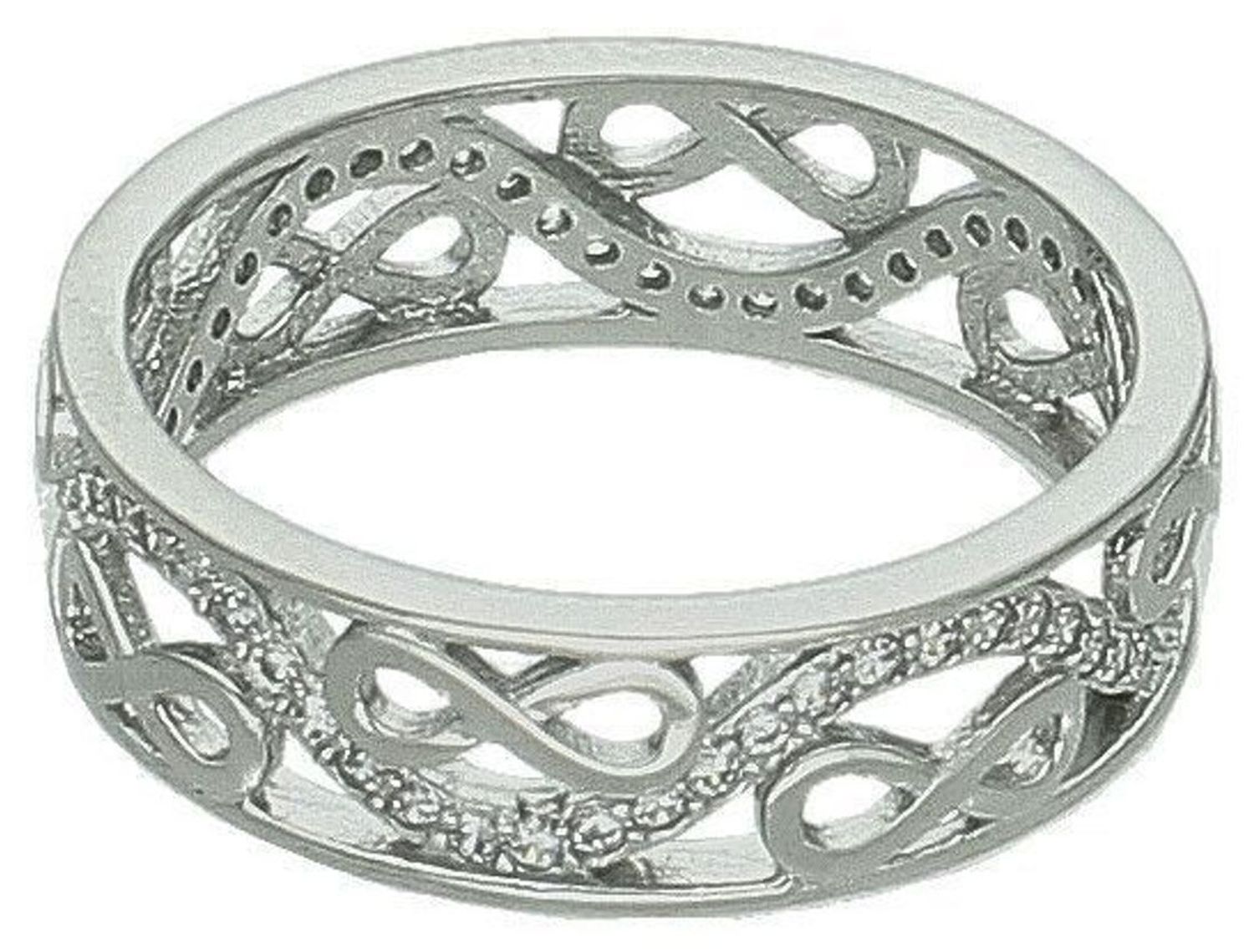 Srebrny pierścionek damski 925 obrączka ze znakiem nieskończoności DIA-PRS-10678-925. Srebrny pierścionek damski. Srebrny pierścionek obrączka. Srebrna obrączka damska ażurowana. Srebrny damski pierścionek idealny na prezent.5.jpg