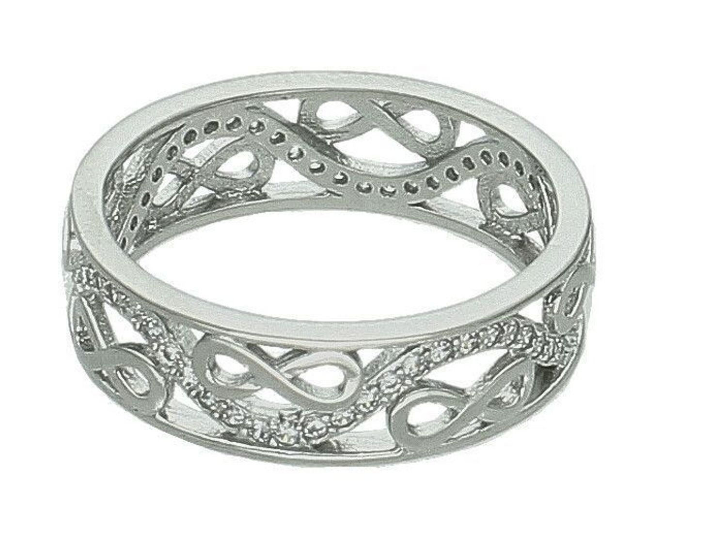 Srebrny pierścionek damski 925 obrączka ze znakiem nieskończoności DIA-PRS-10678-925. Srebrny pierścionek damski. Srebrny pierścionek obrączka. Srebrna obrączka damska ażurowana. Srebrny damski pierścionek idealny na prezent.5.jpg