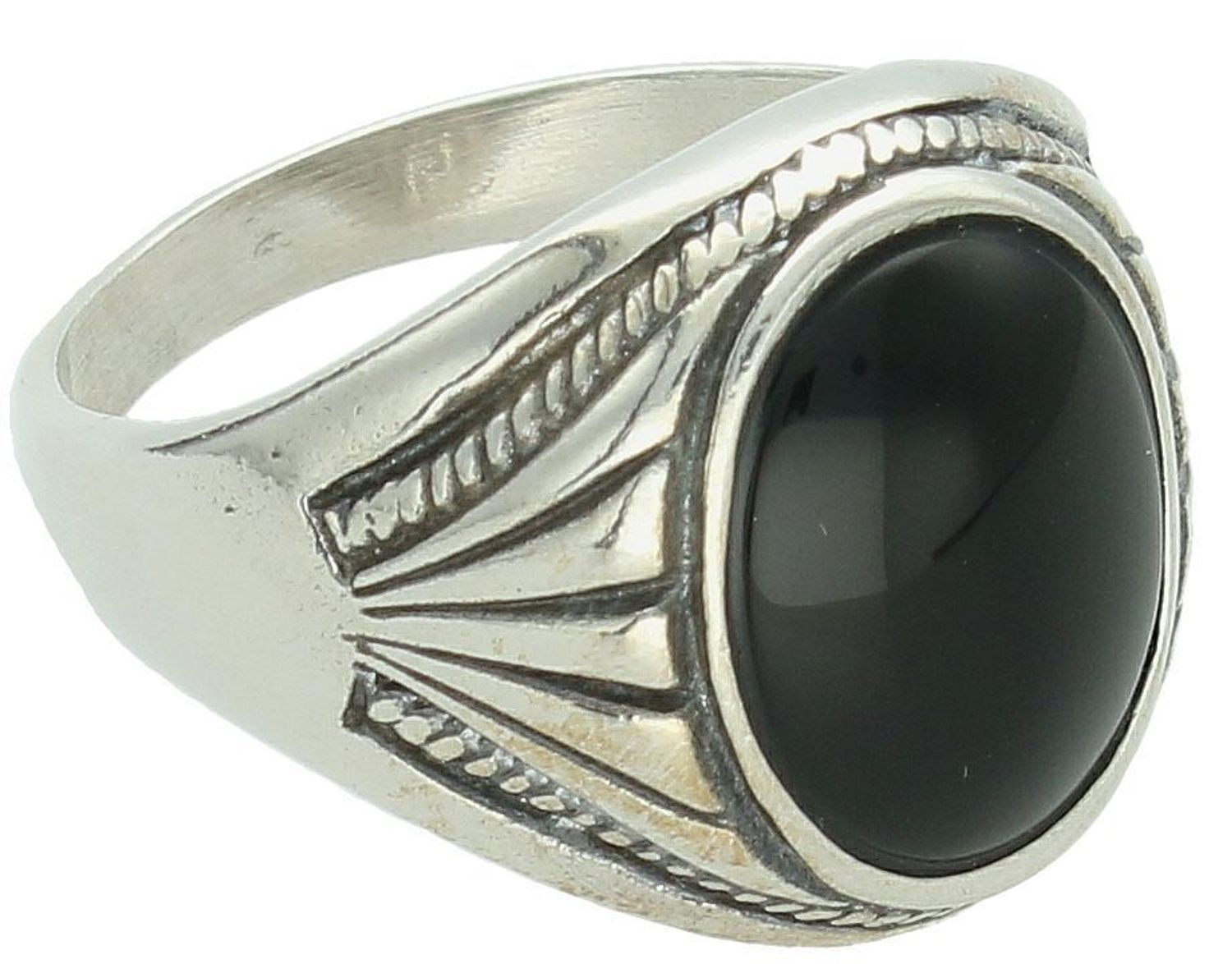 Srebrny sygnet męski 925 z czarnym kamieniem DIA-PRS-10681-925.jpg