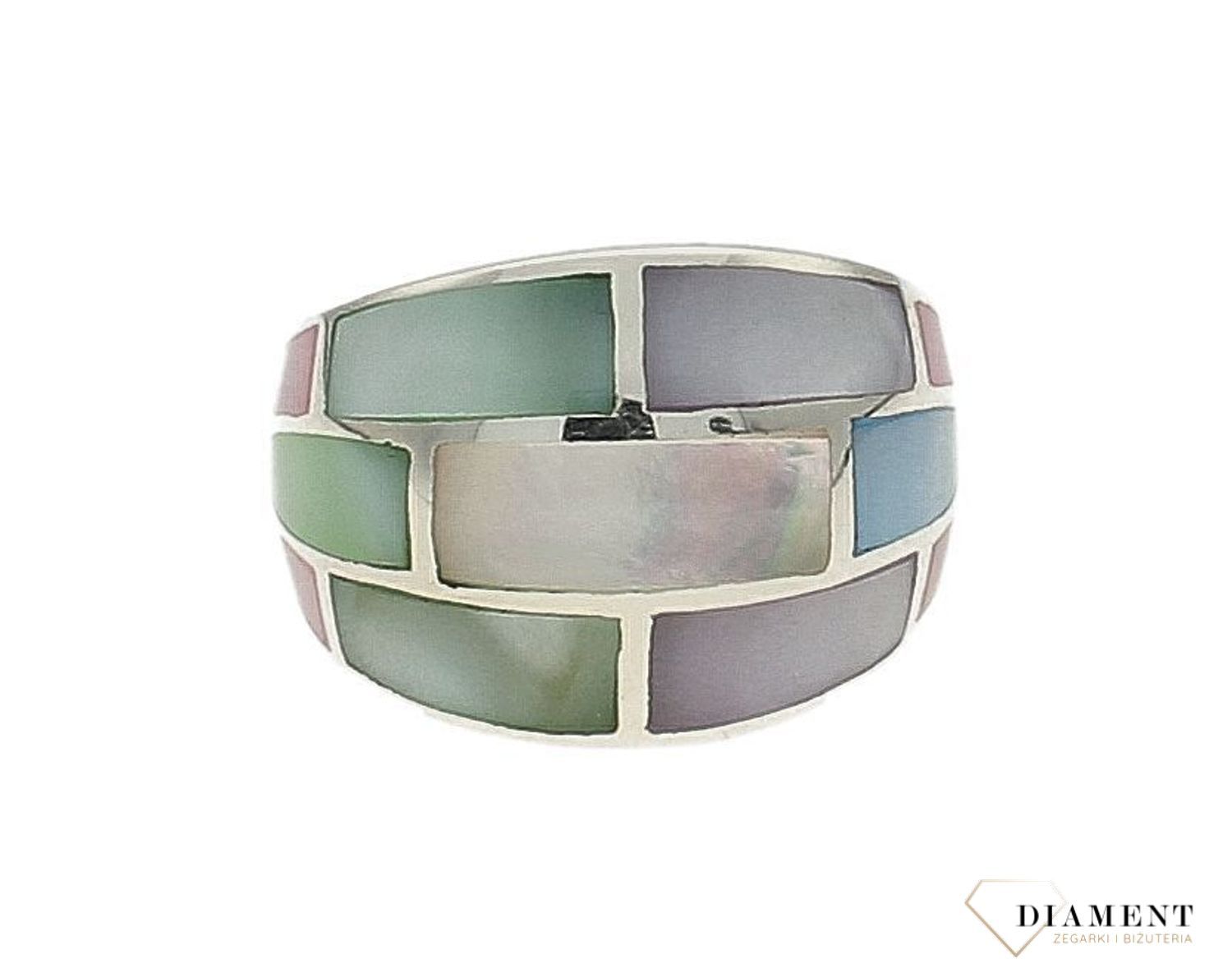 Srebrny pierścionek damski 925 z kolorową masą perłową DIA-PRS-10689-925 (4).jpg