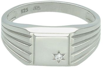 Srebrny sygnet męski 925 z gwiazdką DIA-PRS-10691-925.jpg