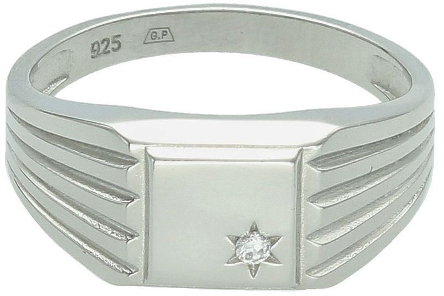 Srebrny sygnet męski 925 z gwiazdką DIA-PRS-10691-925.jpg