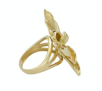 Złoty pierścionek damski 585 motyl z cyrkoniami DIA-PRS-10692-585 (4).jpg