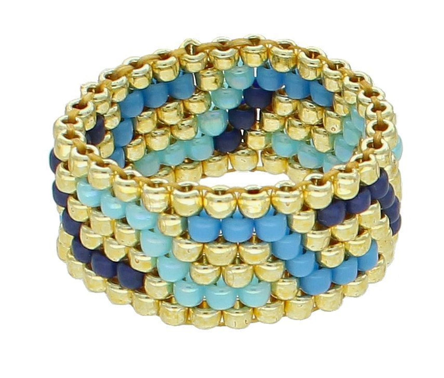 Pierścionek damski Koraliki MIYUKI szeroka obrączka z koralików wielokolorowa DIA-PRS-10804-INNE. Ręcznie wykonany pierścionek z koralików. Idealny pomysł na prezent dla każdej kobiety. Pierścionek w stylu etno. Pierścionek rękodzieło.jpg