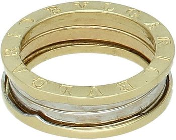 Złoty pierścionek 585 Bulgari obrączka z białym złotem DIA-PRS-11301-585 (1).jpg