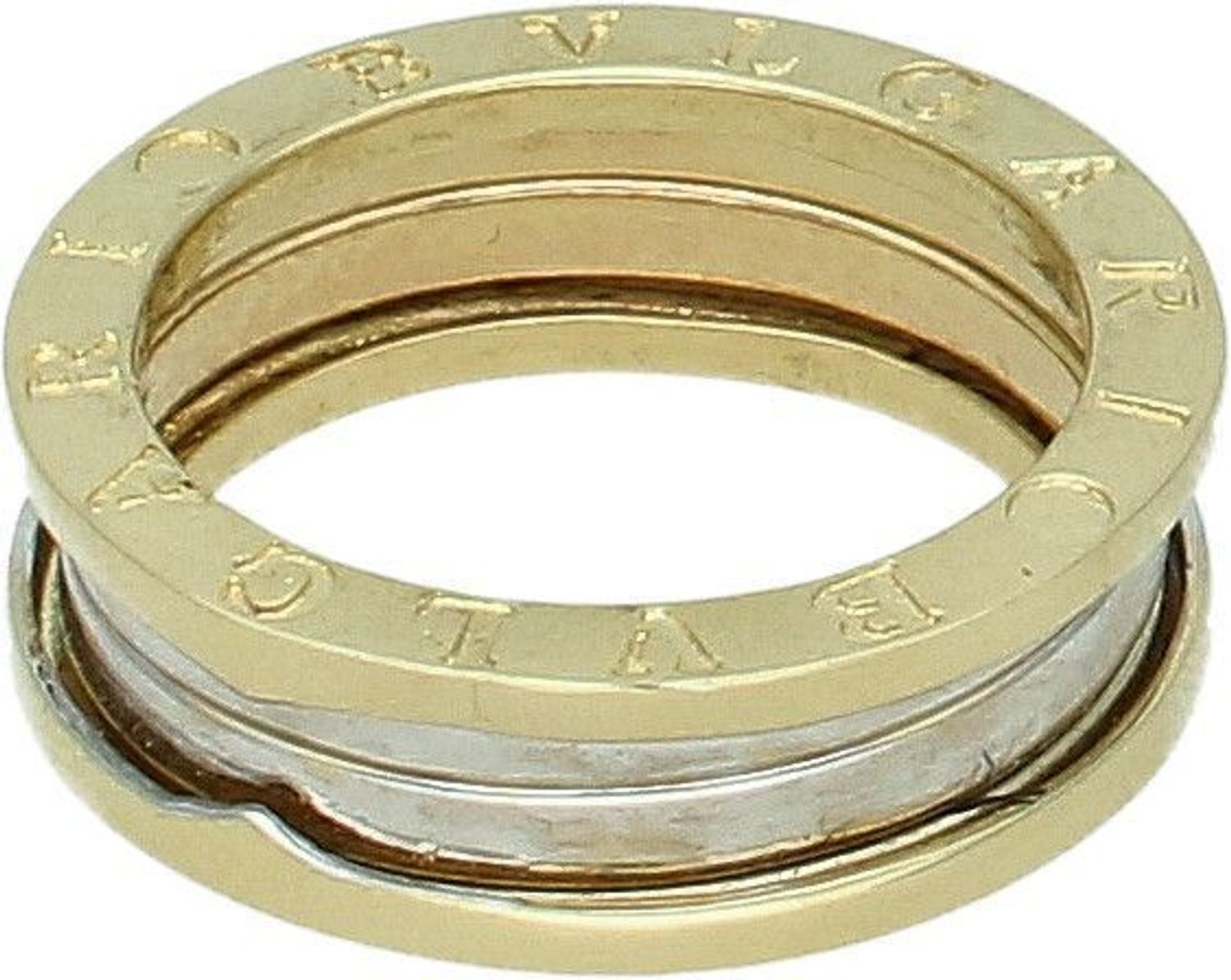 Złoty pierścionek 585 Bulgari obrączka z białym złotem DIA-PRS-11301-585 (1).jpg