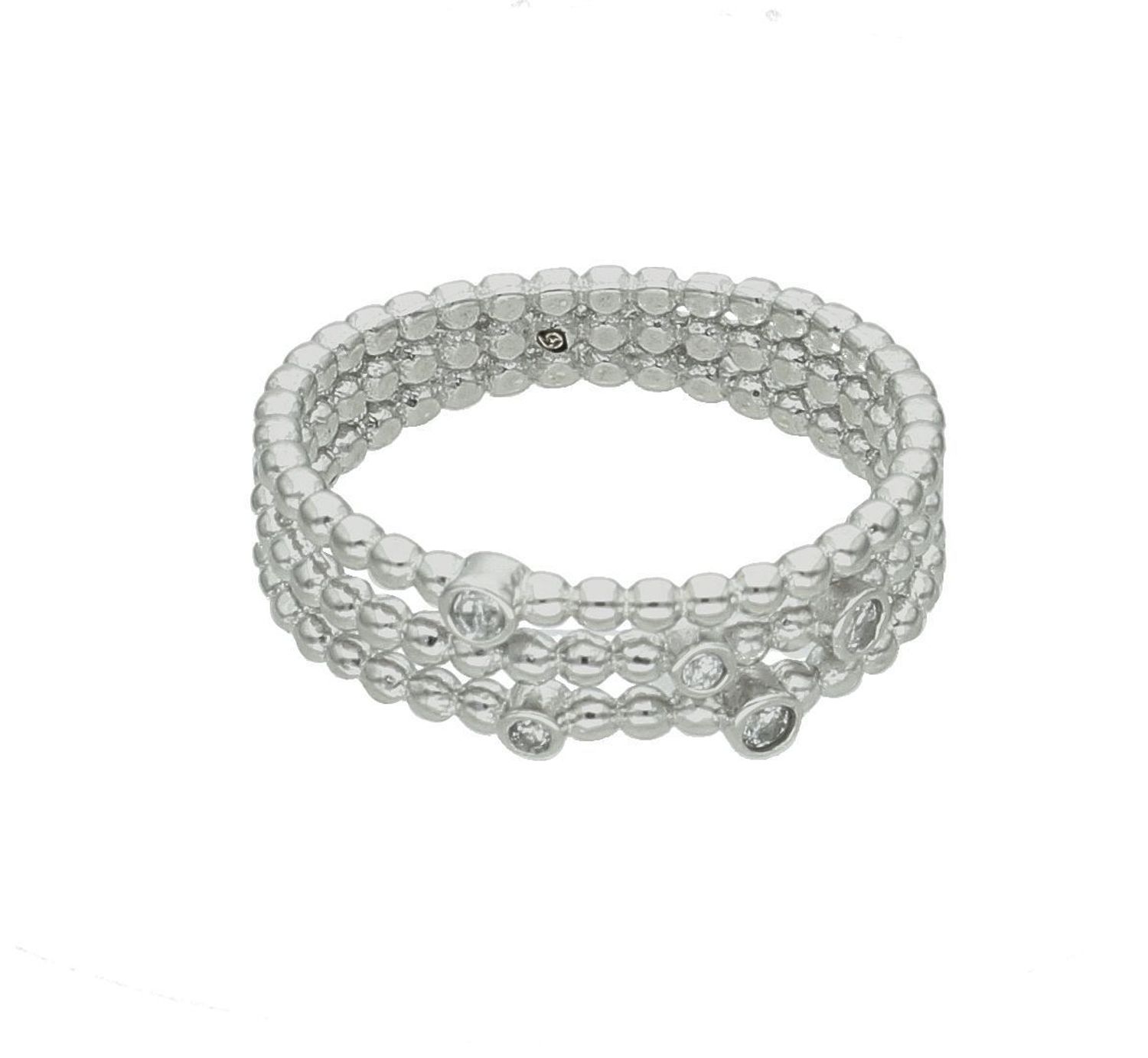 Srebrny pierścionek damski 925 kuleczki z cyrkoniami DIA-PRS-11602-925. Srebrny pierścionek damski. Pierścionek damski z cyrkoniami. Srebrny pierścionek na prezent dla kobiety.5.jpg