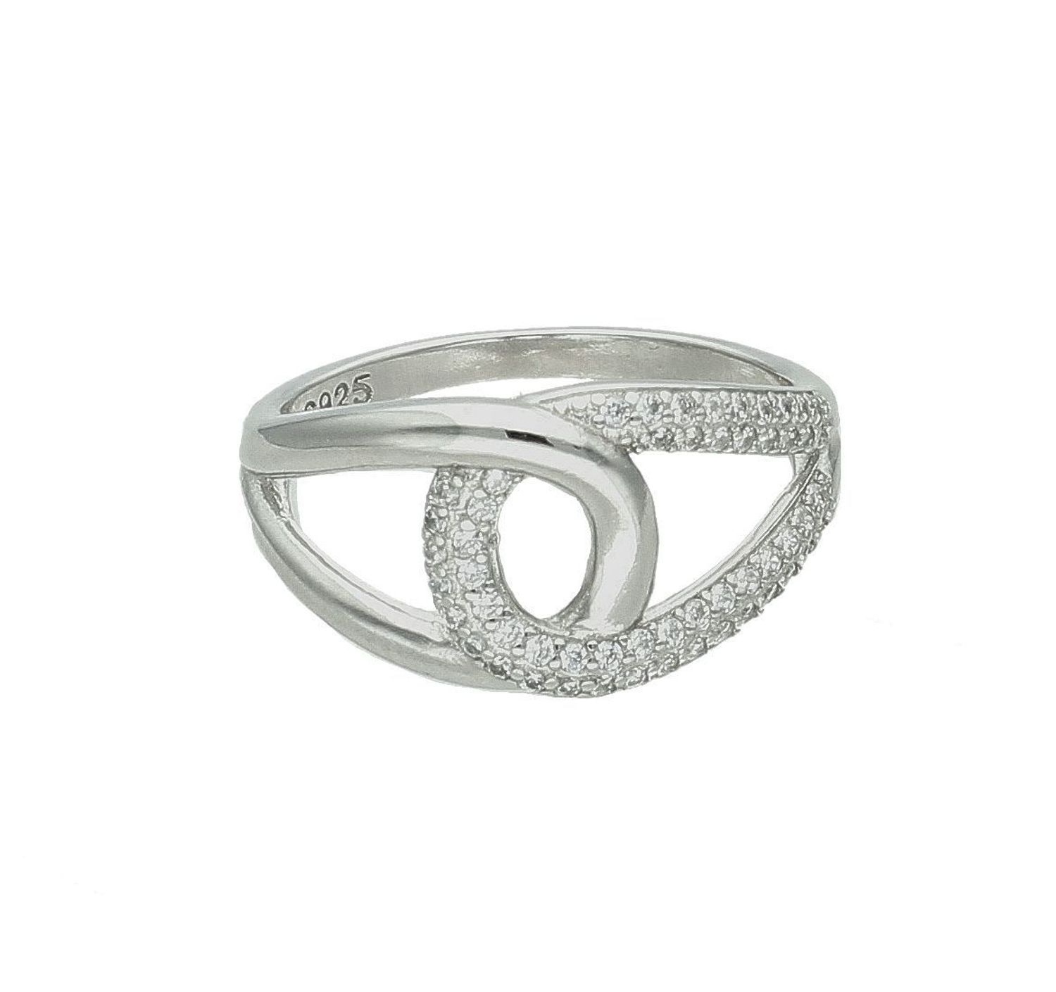 Srebrny pierścionek damski 925 pleciony z cyrkoniami DIA-PRS-11603-925. Srebrny pierścionek damski. Pierścionek damski z cyrkoniami. Srebrny pierścionek na prezent dla kobiety.2.jpg