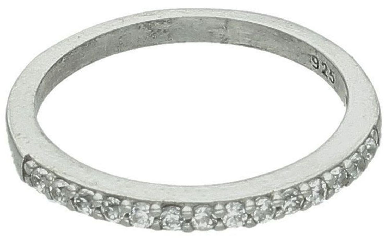 Srebrny pierścionek damski 925 delikatny z pasmem cyrkonii DIA-PRS-11611-925. Srebrny pierścionek damski. Pierścionek damski z cyrkoniami. Srebrny pierścionek na prezent dla kobiety.2.jpg