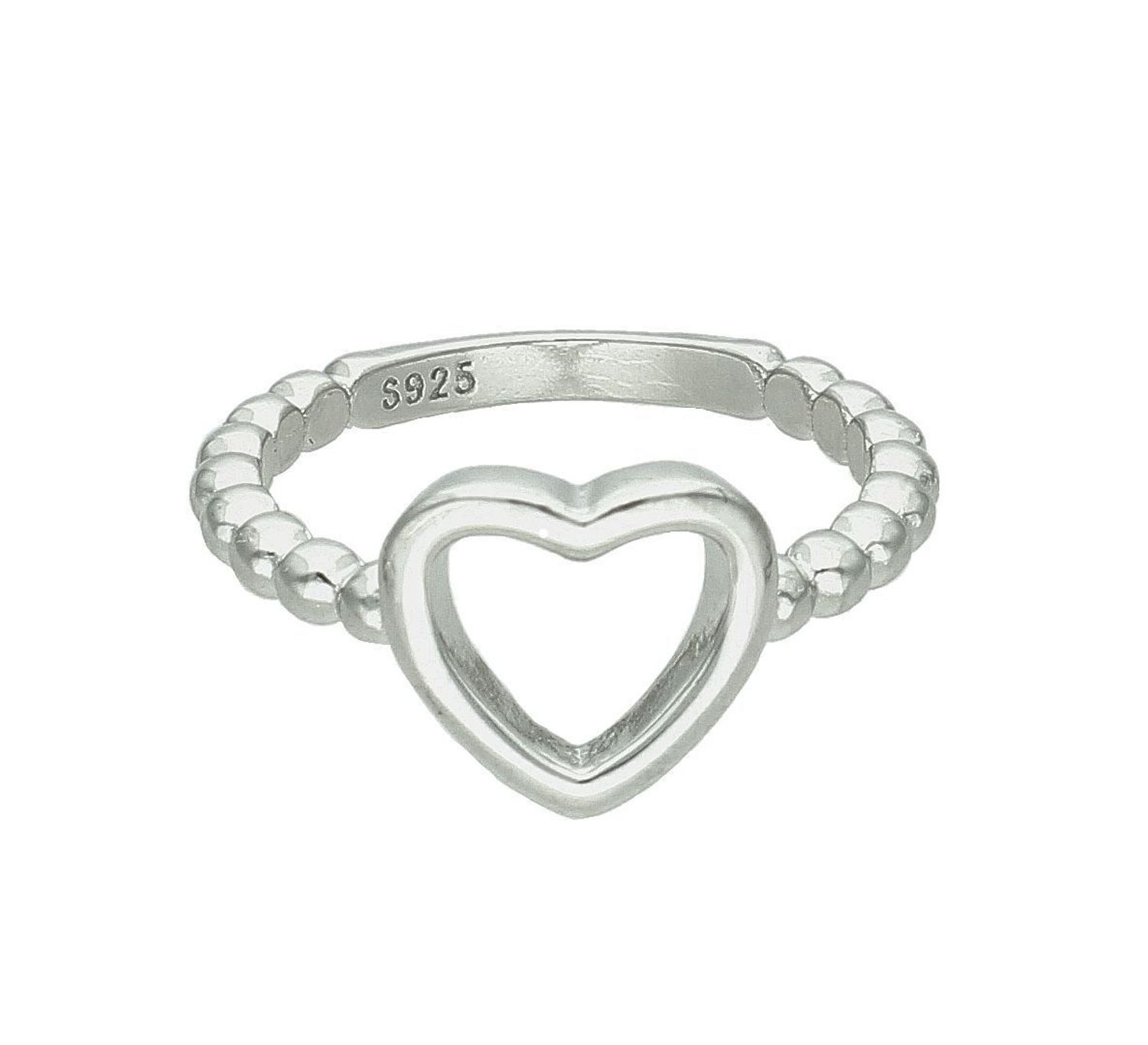 Srebrny pierścionek damski 925 Kontur serca DIA-PRS-11617-925. Srebrny pierścionek damski. Pierścionek damski z sercem. Srebrny pierścionek na prezent dla kobiety.1.jpg