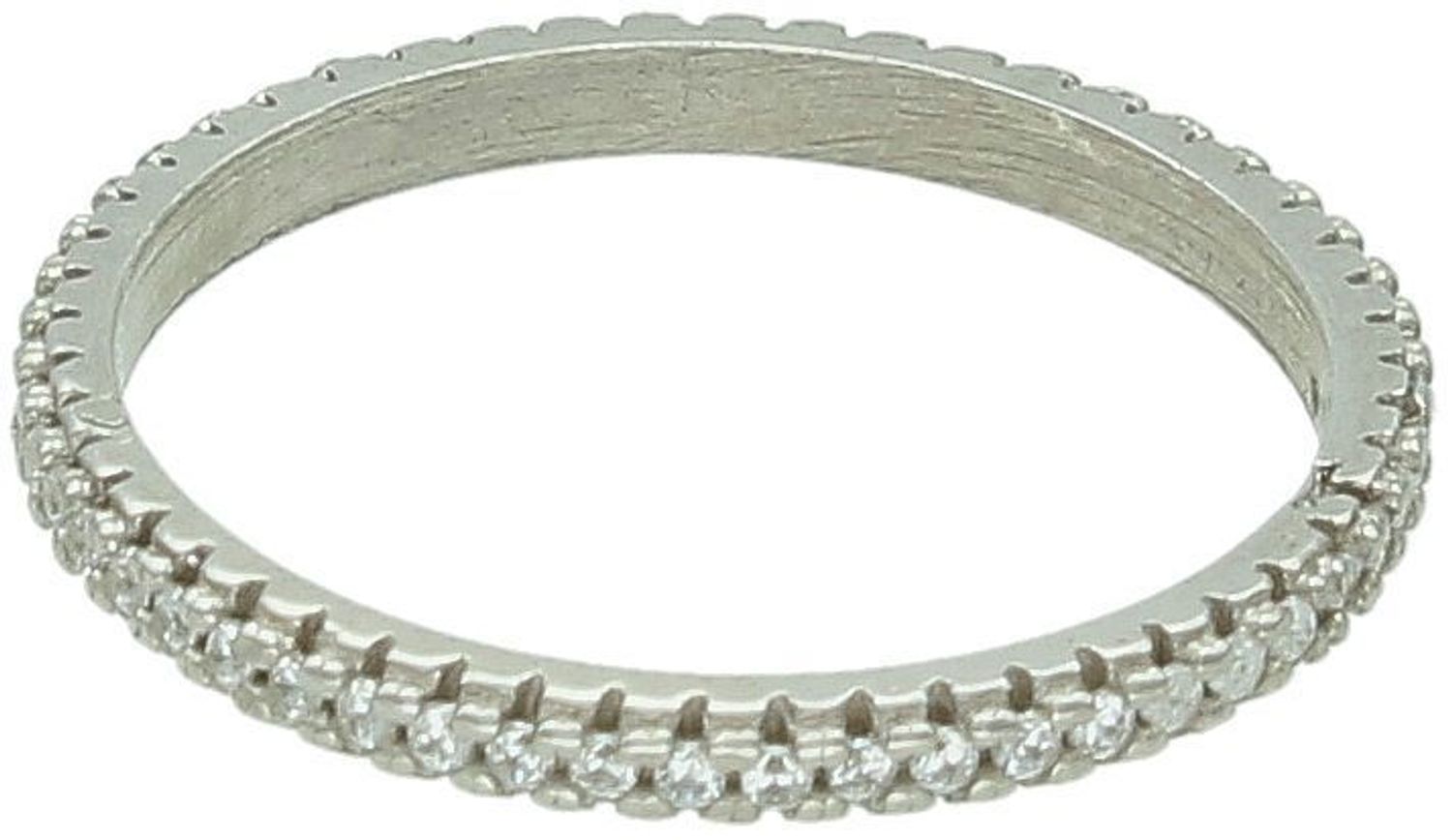 Srebrny pierścionek damski 925 obrączka wysadzana cyrkoniami DIA-PRS-11628-925. Srebrny pierścionek damski. Pierścionek srebrny w formie obrączki. Pierścionek srebrny z cyrkoniami. Pierścionek1.jpg