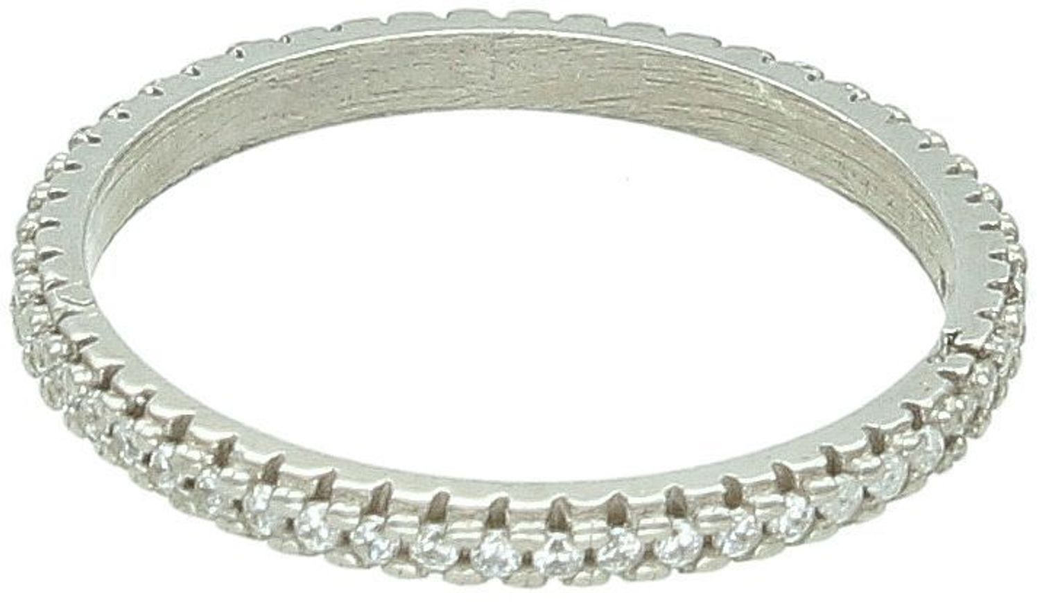 Srebrny pierścionek damski 925 obrączka wysadzana cyrkoniami DIA-PRS-11628-925. Srebrny pierścionek damski. Pierścionek srebrny w formie obrączki. Pierścionek srebrny z cyrkoniami. Pierścionek1.jpg