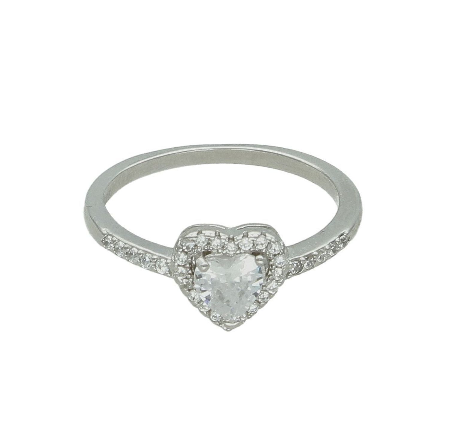 Srebrny pierścionek damski 925 serce z cyrkoniami DIA-PRS-11855-925. Srebrny pierścionek damski. Srebrny pierścionek z cyrkoniami. Pierścionek srebrny na prezent dla kobiety.2.jpg