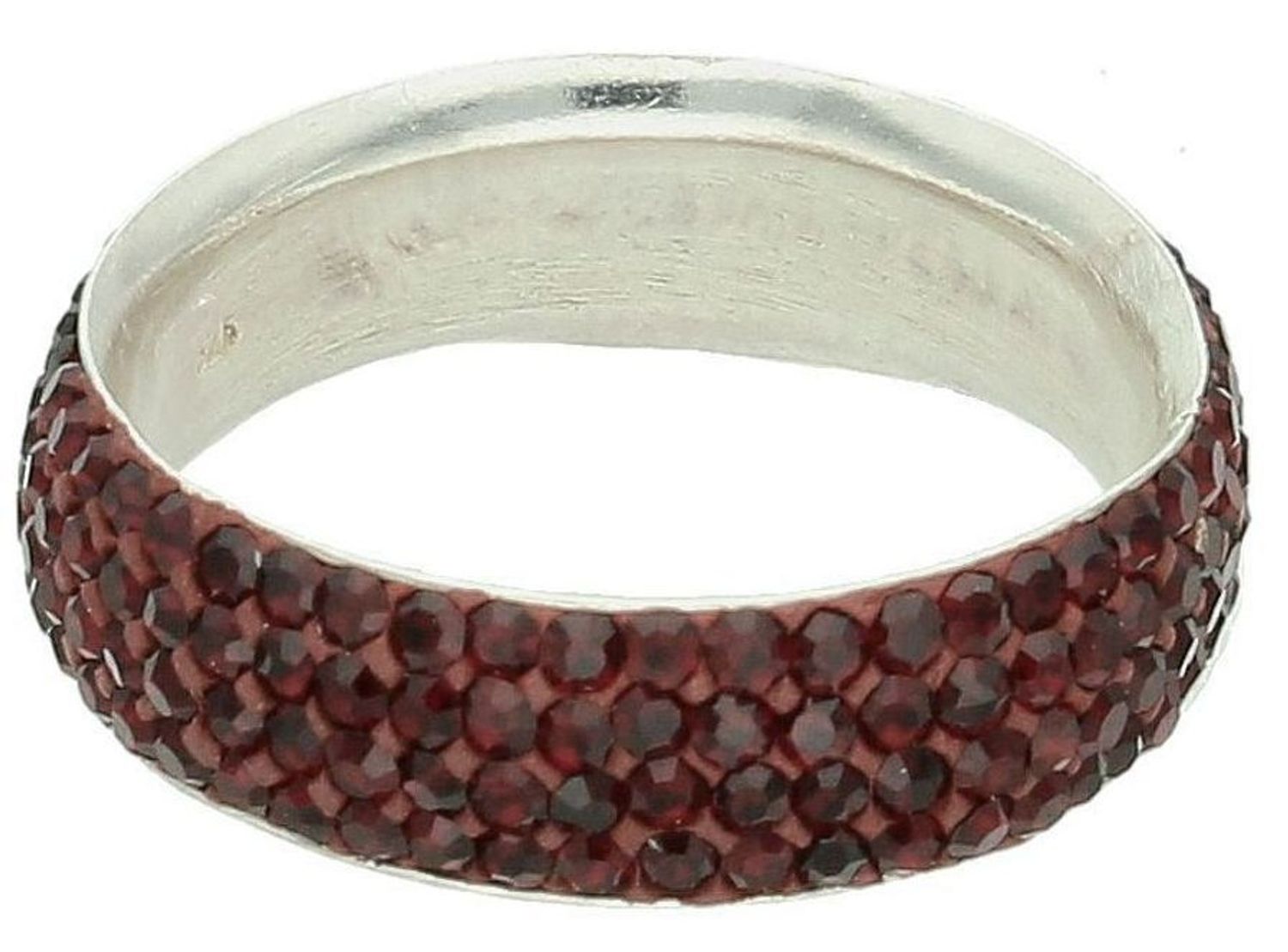 Srebrny pierścionek damski 925 obrączka Swarovski elements rozmiar 17 DIA-PRS-11914-925.jpg